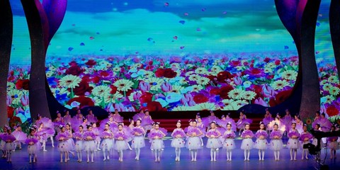 心中的馬蘭花 開啦 昕宇藝術(shù)培訓(xùn)中心綻放2017全區(qū)六一文藝晚會